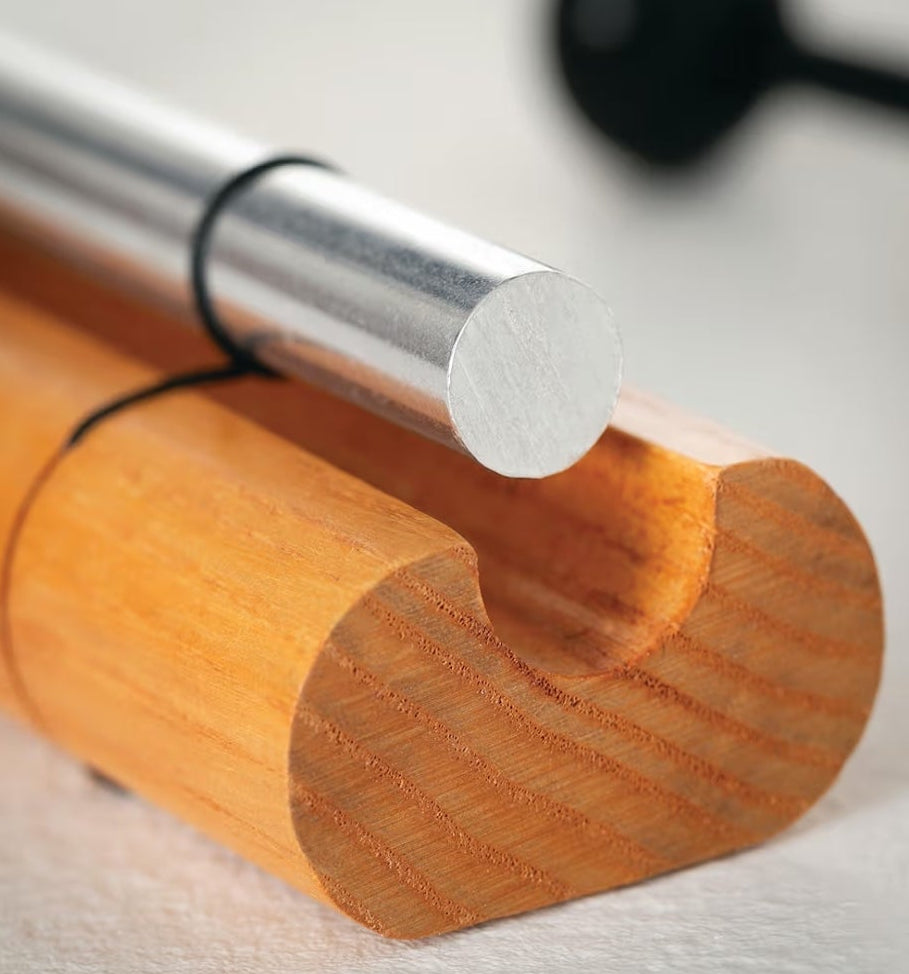 Wind Chimes Zenergy Solo Hand Chime, Silver (7") Musically Tuned for Meditation, Yoga and Mindfulness, Bell Percussion Instrument For Teachers and Classrooms