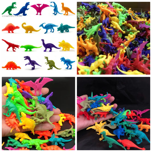 20pcs Assorted Fake Mini Dinosaur Toys pp