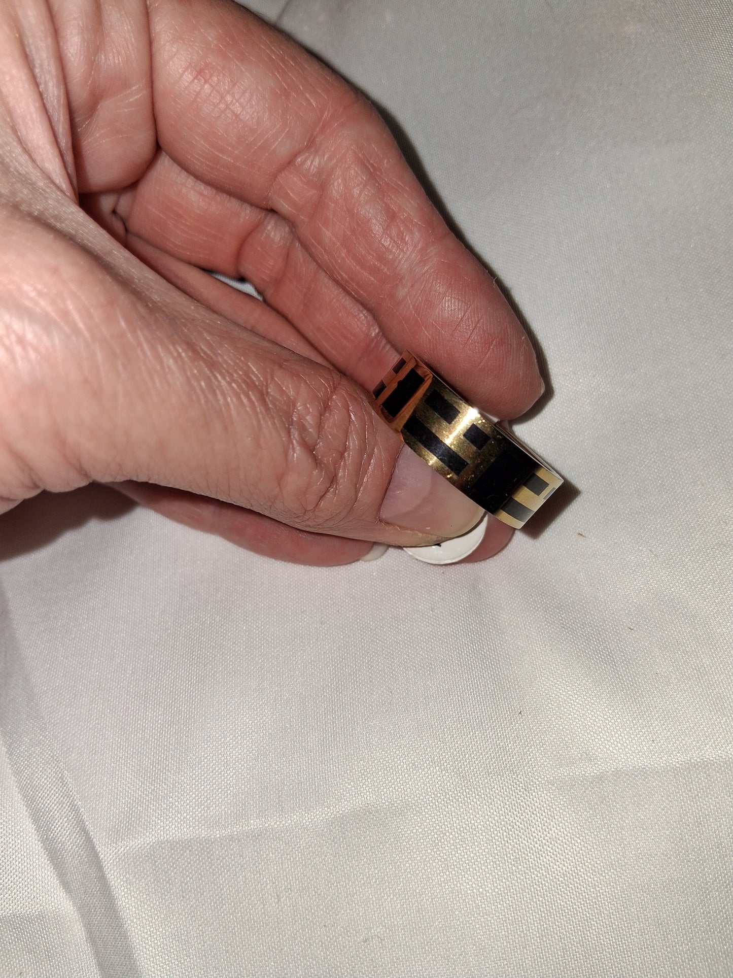 Mens stainless steel ring size 12