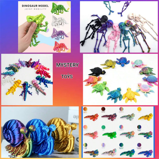 1pc 3d Printed Toy Mystery Color surprise someone what color do you want? What color will you get?