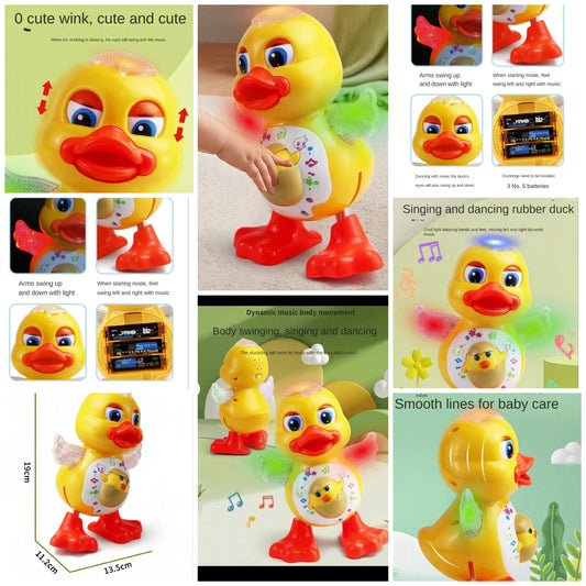 Amazing Dancing Duck For Kids1pc Singing And Dancing Baby Educational Toy For Boys And Girls, 3 and up abs