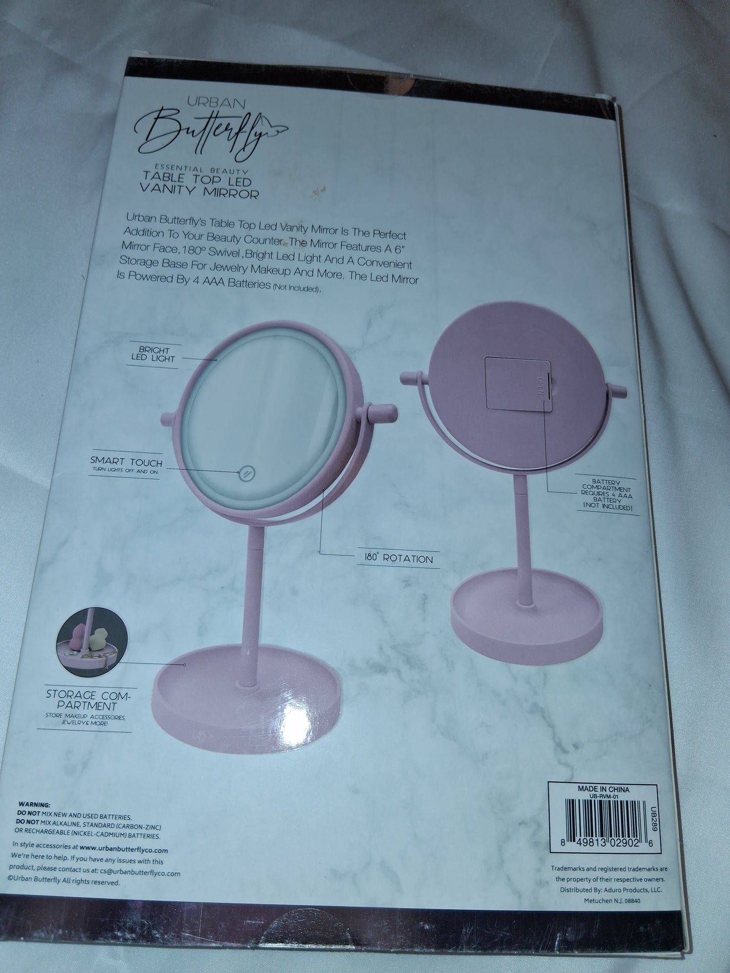 Mirror pink Led