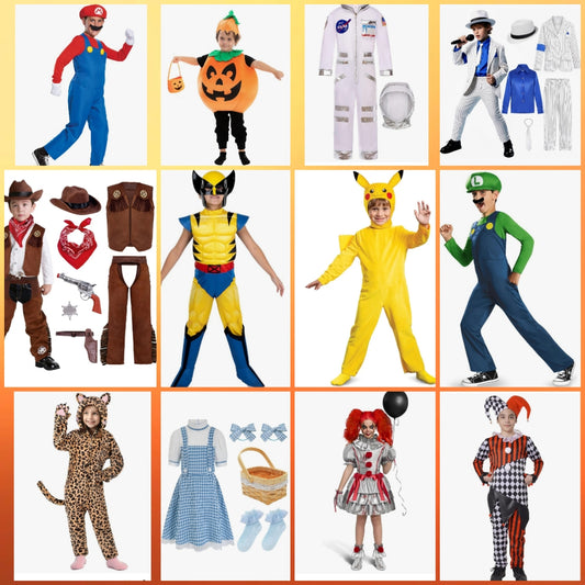 Kids Halloween costume includes everything as seen in photo choose by number below