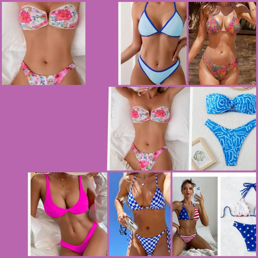 Sexy Swimsuits 1 & 2 piece choose option by number