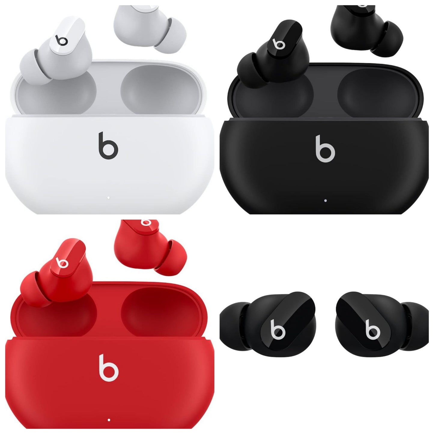 Beats Studio Buds - True Wireless Noise Cancelling Earbuds - Compatible with Apple & Android, Built-in Microphone, IPX4 Rating, Sweat Resistant Earphones, Class 1 Bluetooth Headphones - Black