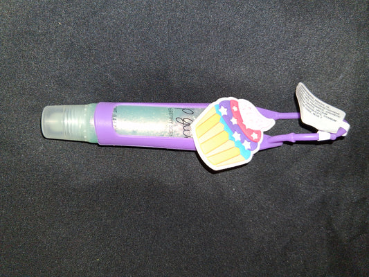 Lipgloss blueberry glitter scent