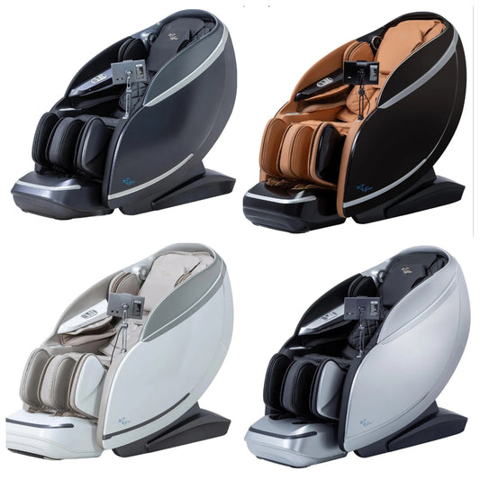 Heaven Duet Massage Chair-4D & 3D Dual-Mechanism Zero Gravity Recliner with Yoga Stretch and Electric Automatic Footrest Extension-Full Body Relaxation