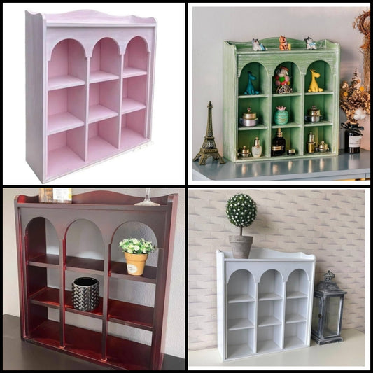 Floating Shelf for Wall, Wooden Wall Shelves, Storage & Decorative Display, Desktop Organizer for Bedroom, Living Room, Small Cabinet for Kitchen