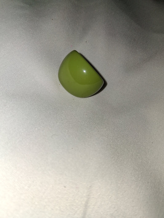 Green costume ring COCOMONEY resin