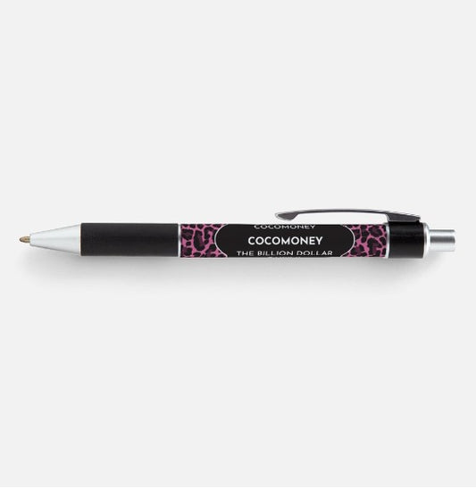 COCOMONEY INK PEN LEOPARD Pink
