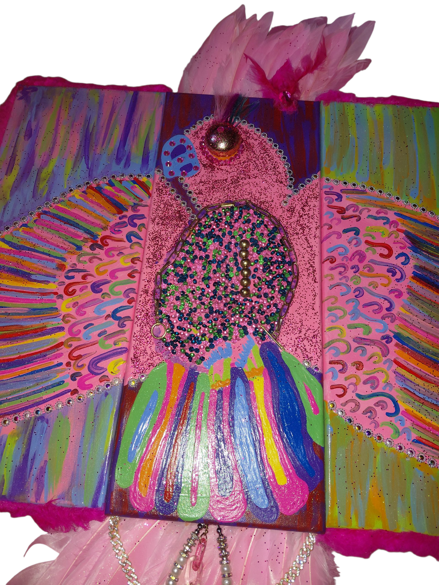 FREE BIRD✅️ CUSTOM PAINTING BY COCOMONEY 1 OF A KIND PIECE. 60×24 Inches 3 piece 1 painting connects together and makes 1 stunning piece of art signed C$ COCOMONEY by me personally dated and signed on the back.