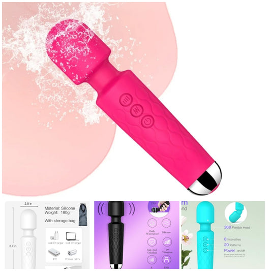 Vibrator Adult Sex Toys for Women, Vibrators Thrusting Dildos Sex Toys with 20 Patterns and 8 Speeds, G Spot Clit Stimulator Pleasure Tools for Female Couples Games Vibradores (