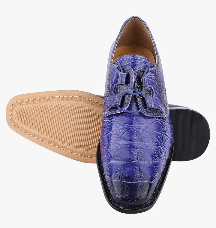 Mens Oxford Dress Shoes Purple