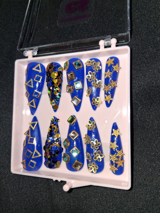 COCOMONEY NAILS CUSTOM ONE OF A KIND PIECES WITH NAIL BAG AND FREE GIFTS ACRYLIC