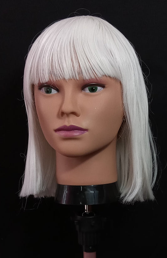 COCOMONEY WIG PLATINUM BLONDE STRAIGHT SHOULDER LENGTH