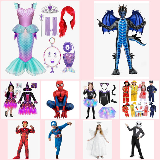 Kids Halloween costume includes everything as seen in photo choose by number below