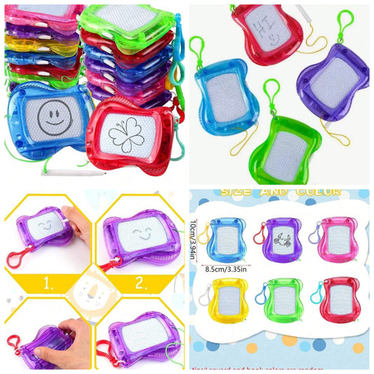 Mini Magnetic Drawing Board, Backpack & Key Chain Memo Pad, Erasable Doodle Sketch Writing Board, Birthday Party Favors & Gift Bag Filler Back To School Valentine Day Valentine DAY, Valentines Wedding, Birthday pvs party