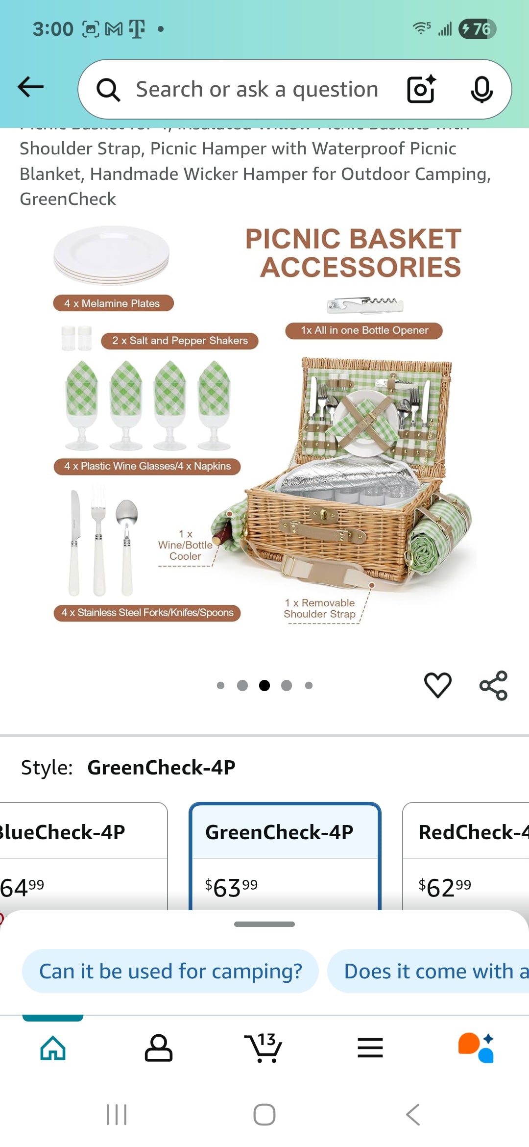 Picnic Basket for 2, Bridal Shower Gift Wedding Gifts with Mr Mrs Wine Glasses and Greeting Card, Engagement Newly Weeding Gifts for Couples 2025, Wicker Picnic Set Kit with Blanket Cooler for Beach
