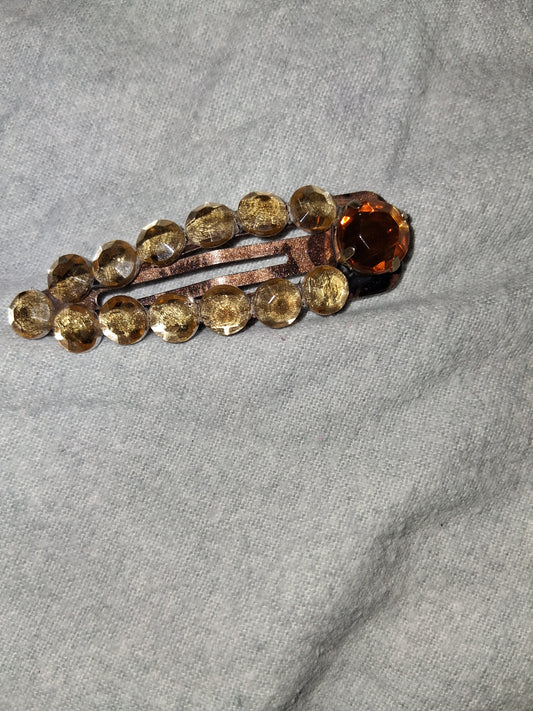 COCOMONEY HAIR CLIP 3INCH CUSTOM 1 OF A KIND PIECE with gemstones