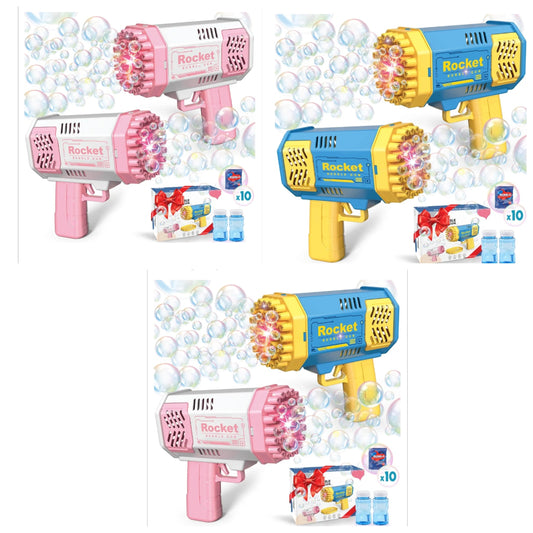 Toys for 3-8 Year Old Boys Girls: 2 Pack Bubble Machine for Kids with Bubble Solution, Gifts for 3+ Years Old Boy Birthday Toy for Kid Toddlers Ages 3+ Outdoor Wedding Bubbles Wands