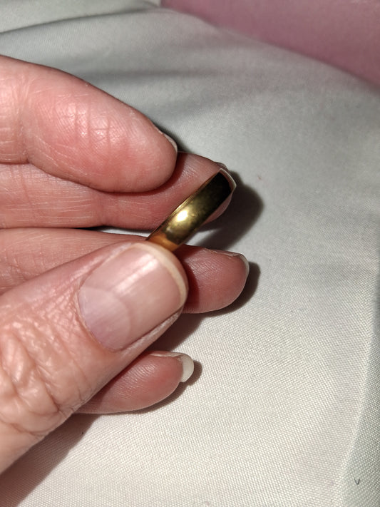 Unisex stainless steel ring size 8