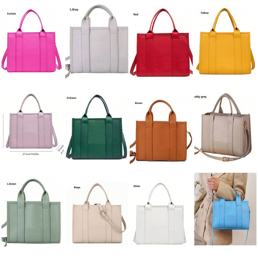 Women's Tote Bag, Simple Casual Large Capacity Handbag, Women's Shoulder Bag, Crossbody Bag COCOMONEY