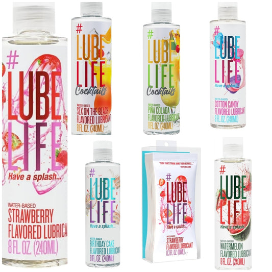Sex Lubricant Water-Based Flavored Lubricant, Personal Lube for Men, Women and Couples, Made Without Added Sugar, 8 Fl Oz