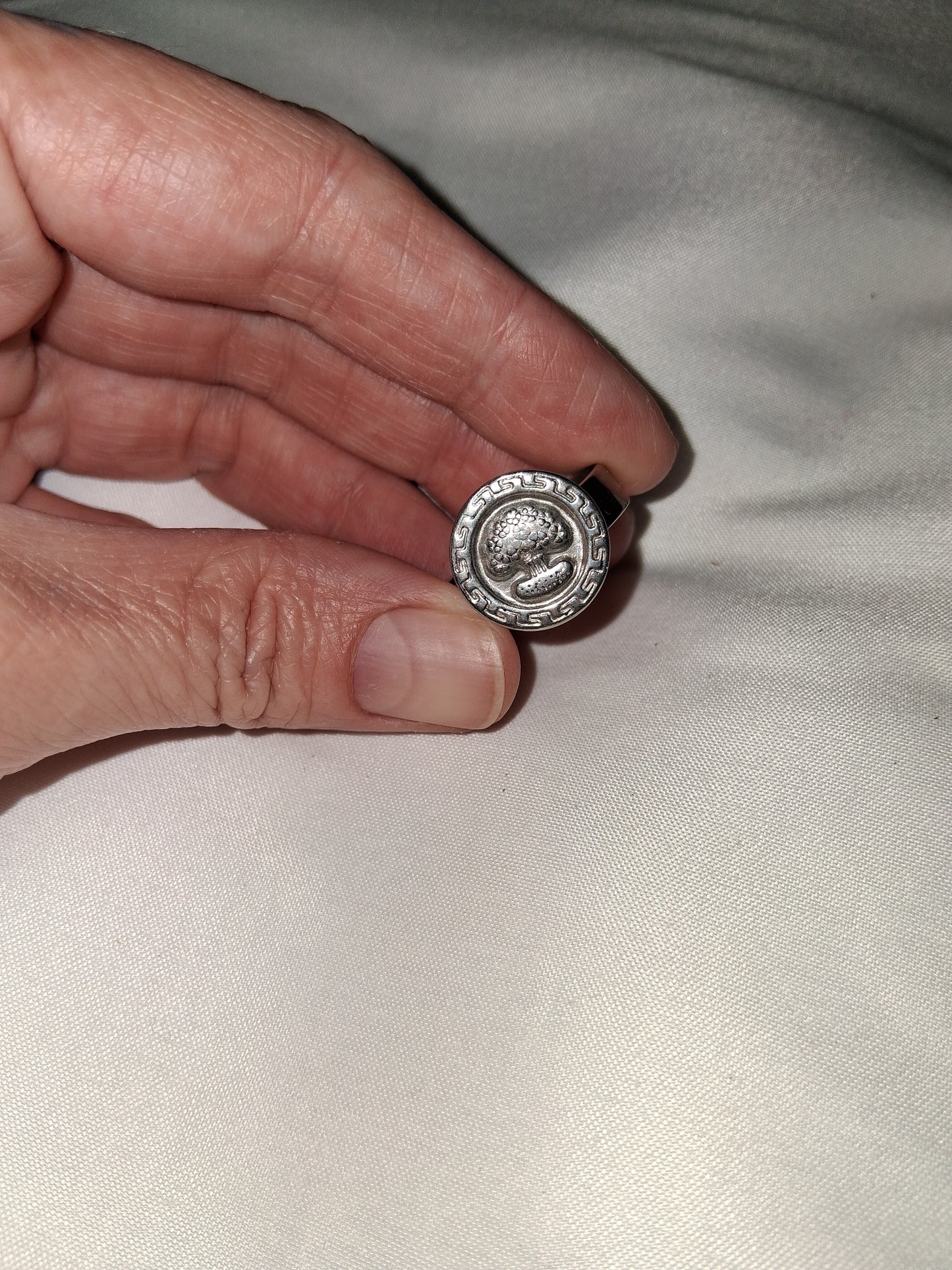 Mens stainless steel ring size 12