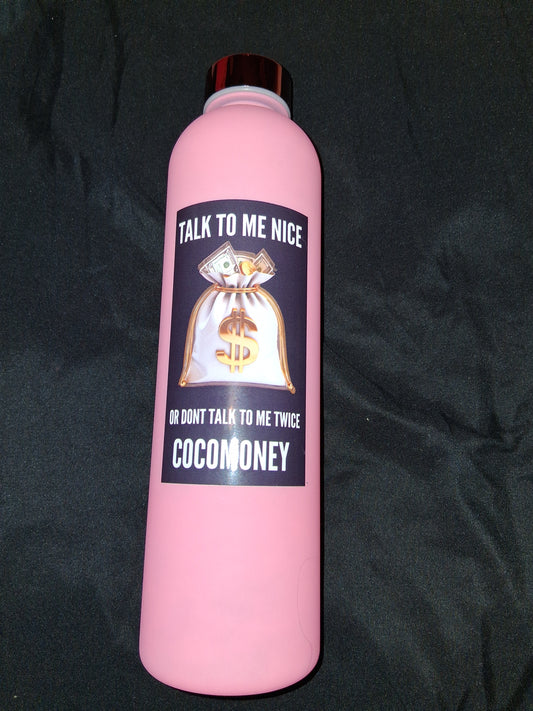 COCOMONEY WATER BOTTLE 10.62in×2.75in