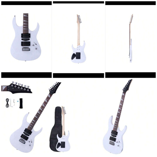 New Professional Electric Guitar +Guitar Bag + Strap + Pick +Tremolo Bar