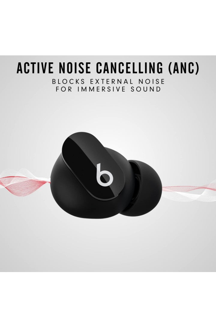 Beats Studio Buds - True Wireless Noise Cancelling Earbuds - Compatible with Apple & Android, Built-in Microphone, IPX4 Rating, Sweat Resistant Earphones, Class 1 Bluetooth Headphones - Black