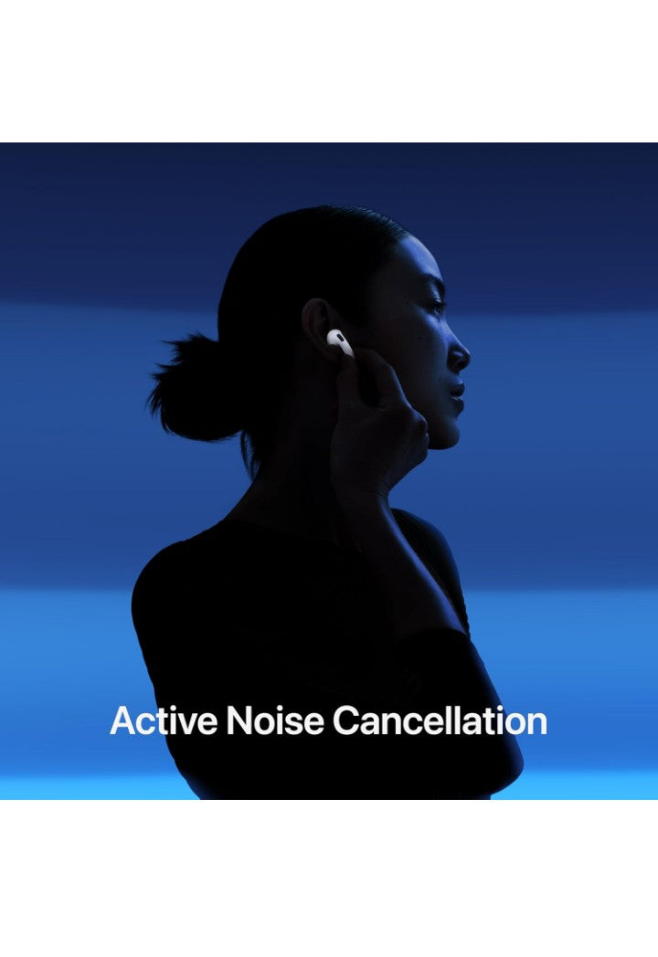 Apple AirPods 4 Wireless Earbuds, Bluetooth Headphones, with Active Noise Cancellation, Adaptive Audio, Transparency Mode, Personalized Spatial Audio, USB-C Charging Case, Wireless Charging, H2 Chip