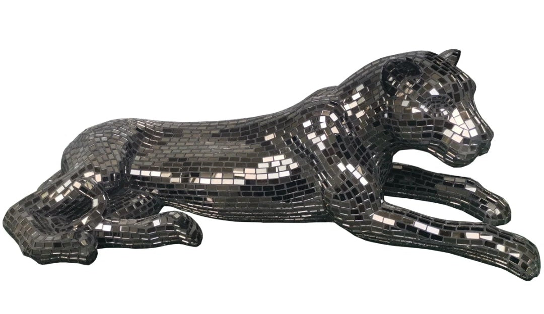 Floor Leopard Decorative Sculpture