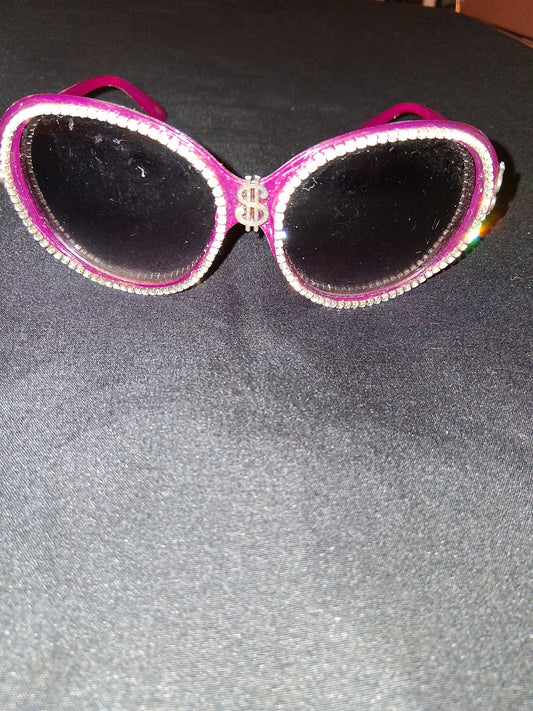 COCOMONEY GLASSES 1 OF A KIND CUSTOM SUN GLASSES PLASTIC 🕶 comes with free gifts 🎁