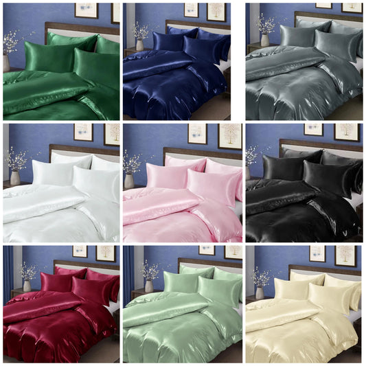 6 Pcs Sage Satin Duvet Cover Set, Silky Bed Duvet Cover Ultra Soft Comforter Cover, 1 Satin Duvet Cover, 1 Body Pillowcase, 4 Pillow Cases (No Comforter)