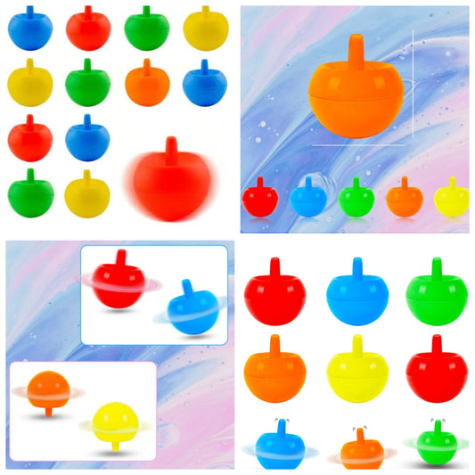 Spinning Top Inverted Gyro Apple Desk Spinning Tops, Random Color, Stress Relief Toys