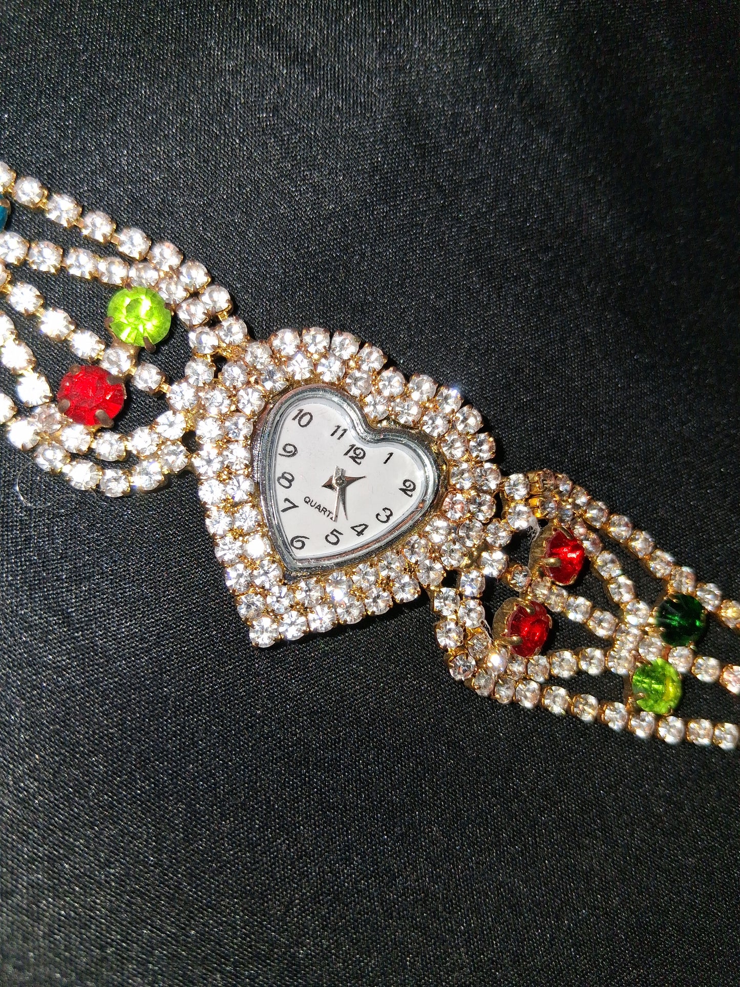 Luxury watch costume jewelry cocomoney heart shaped Quartz