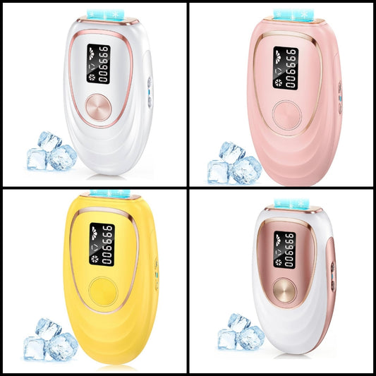 Laser Hair Removal Device for Women & Men - Home 45°F Ice-Cooling Contact for Painless & Long-Lasting Results, 86% Hair Reduction in 3 Weeks for Full Body & Bikini Line,