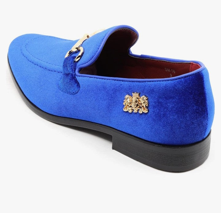 Men's Velvet Designer Classic Dress Tuxedo Smoking Slipper Loafers Slip On Shoes SM-56