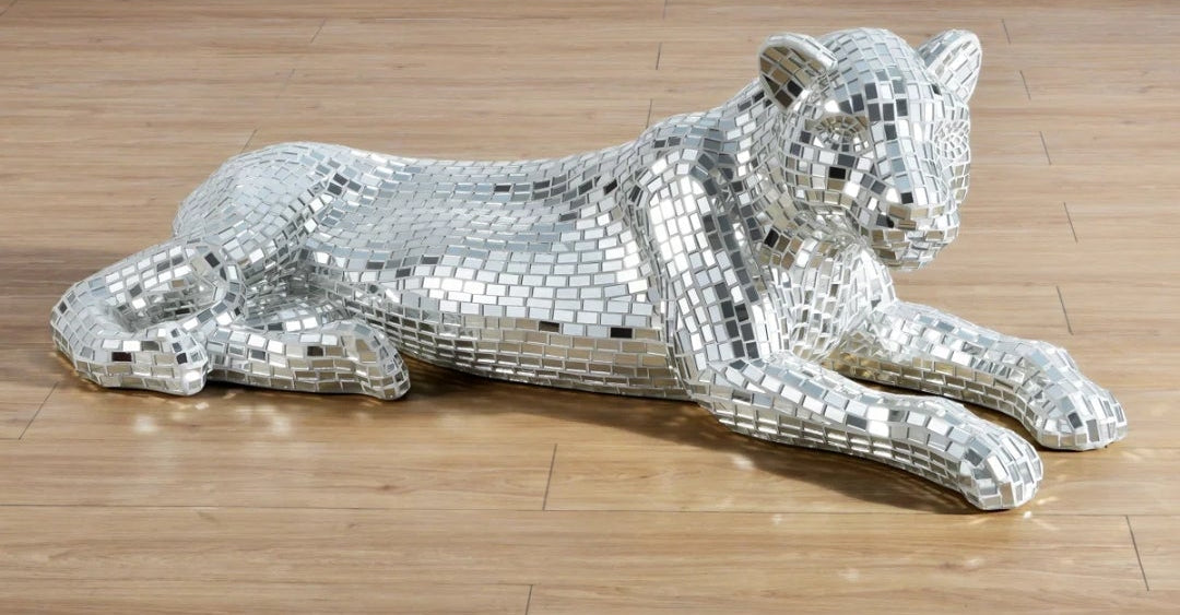 Floor Leopard Decorative Sculpture