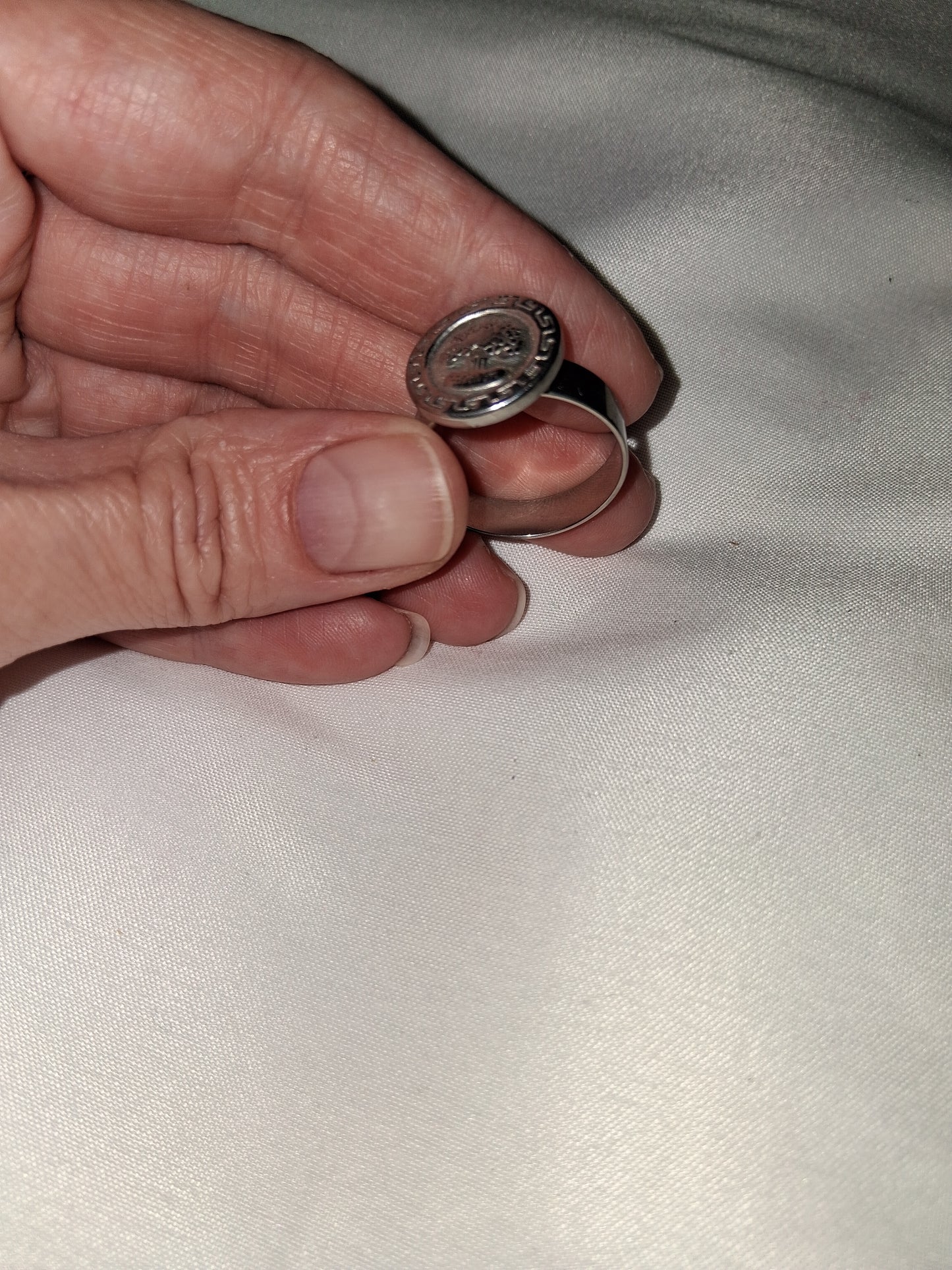 Mens stainless steel ring size 12