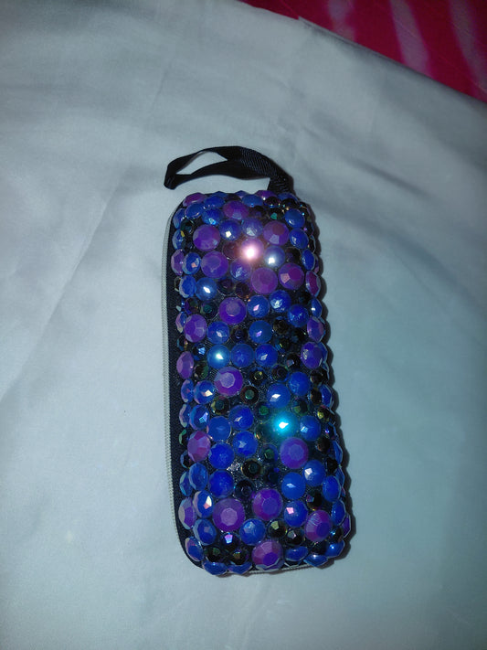 Cocomoney Glasses case custom 1 of 1 sunglasses case gemstones plastic materials  COCOMONEY.STORE
