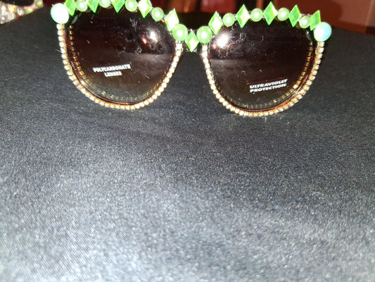 COCOMONEY GLASSES 1 OF A KIND CUSTOM SUN GLASSES PLASTIC 🕶 comes with free gifts 🎁