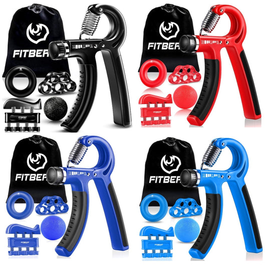Grip Strengthener Forearm Strengthener Hand Grips Strengthener Kit - 5 Pack Adjustable Resistance