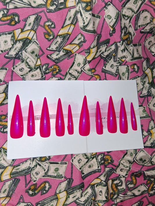 COCOMONEY NAILS CUSTOM 1 OF 1 GLUE ON PRESS ON COMES WITH FREE GIFTS #g17