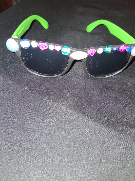 COCOMONEY GLASSES 1 OF A KIND CUSTOM SUN GLASSES PLASTIC 🕶 comes with free gifts 🎁
