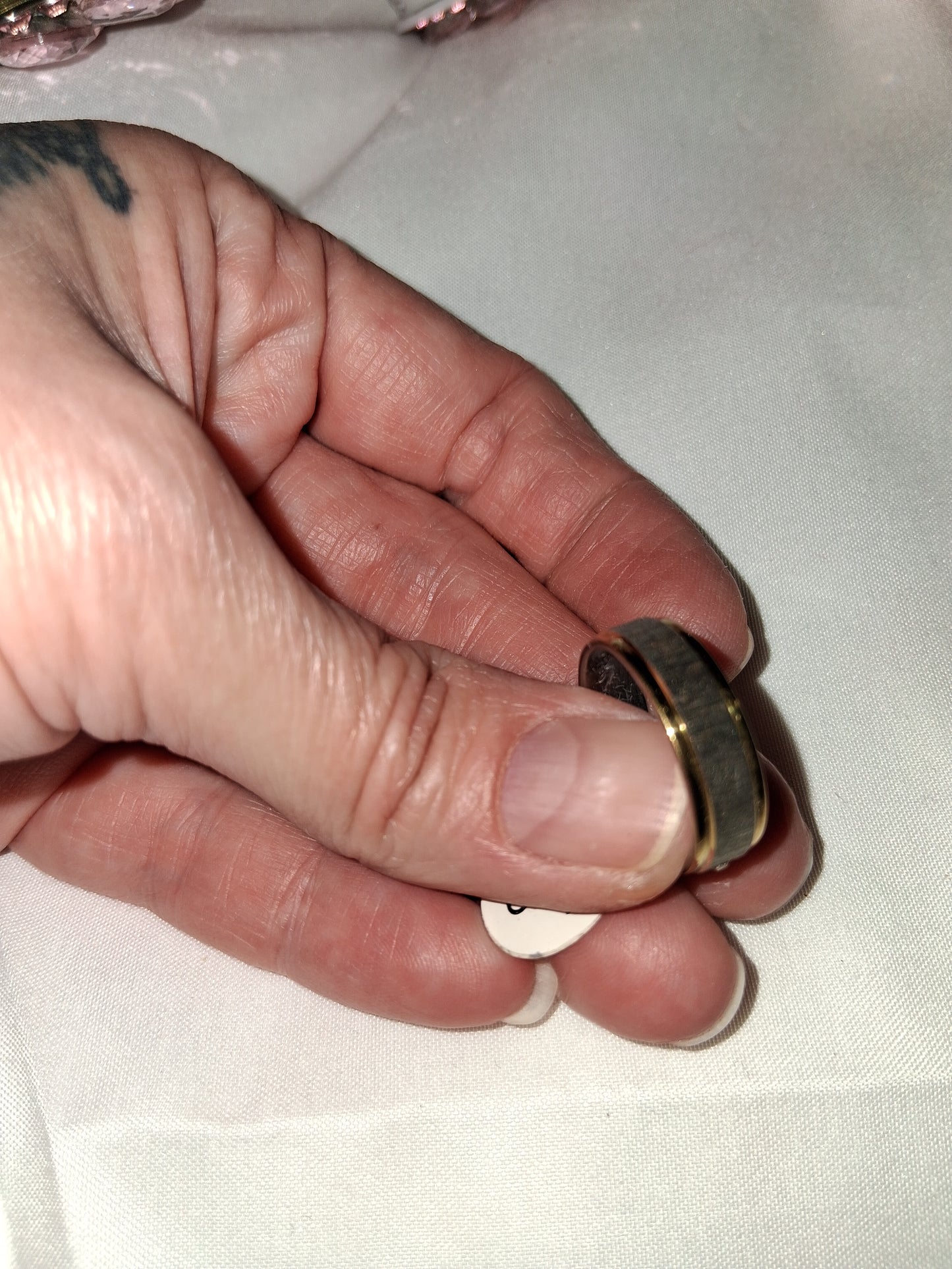 Mens stainless steel ring size