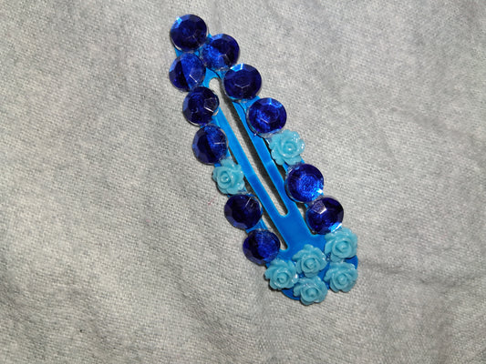 COCOMONEY HAIR CLIP 3INCH CUSTOM 1 OF A KIND PIECE with gemstones