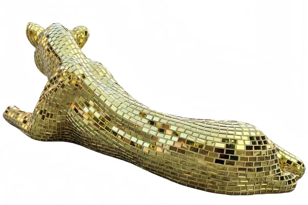Floor Leopard Decorative Sculpture