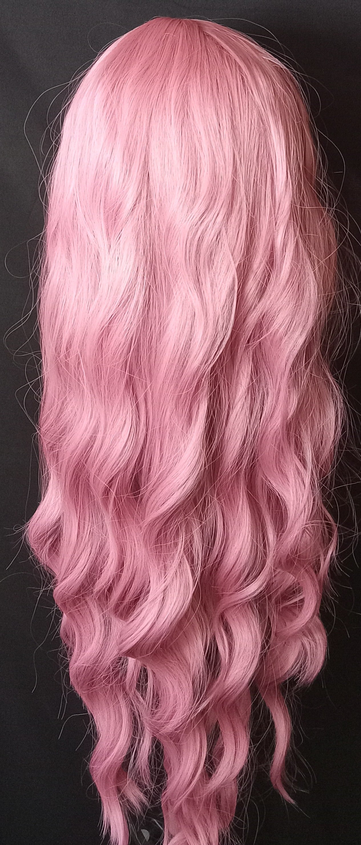 COCOMONEY COTTON LONG PINK WAVY SYNTHETIC